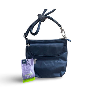 TRAVELON Anti-Theft Classic Mini Shoulder Bag- Midnight