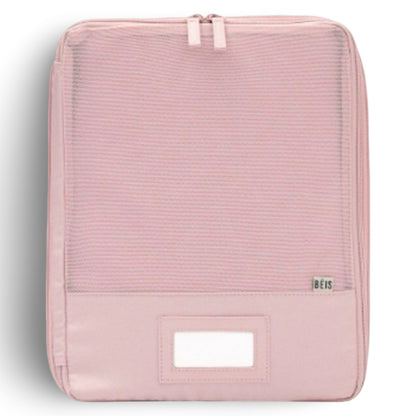 BÉIS The Compression Packing Cubes, Set of 3 - Atlas Pink