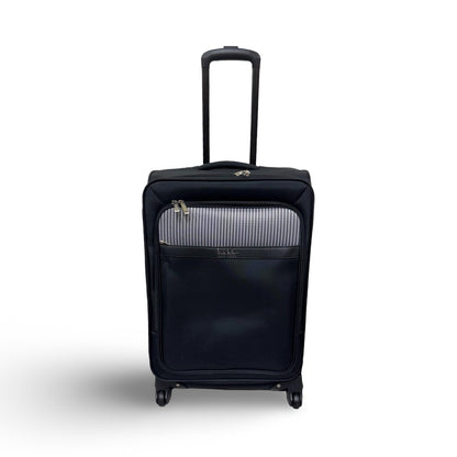 Nicole Miller French Stripe Check-In  - Black