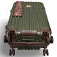 London Fog Brentwood III Small Carry-on Expandable Spinner Hardside - Olive