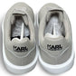 KARL LAGERFELD Men's Gray Laceless Sneaker - Size 8.5M