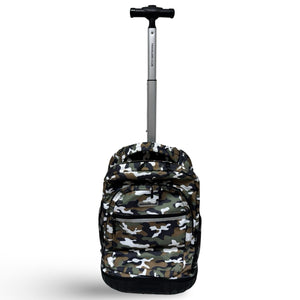 Travelers Club Finley Collection 18" Rolling Backpack - Camouflage (Preowned)
