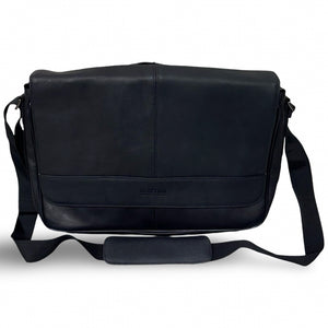 Kenneth Cole Reaction Colombian Leather Crossbody 15.6" Laptop Bag