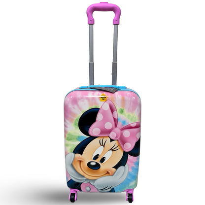 FUL Disney Minnie Mouse Tie Dye Kids 21" Hard Side Spinner Luggage
