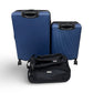 TAG Cityscape 4 Piece Hardside Luggage Set- Air Blue