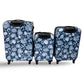 Bella Caronia 3 Piece Rolling Hardside Luggage Set - Royal Style Floral