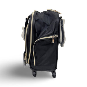 KENNETH COLE REACTION 17" Softside Chevron 4-Wheel Spinner Carry-On Underseater