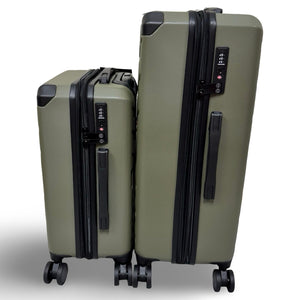 Wrangler Trailway 4-Piece Hardside Luggage Set - Winter Moss