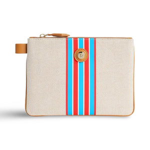 Paravel Small Cabana Zip Pouch - Paloma