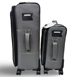 Perry Ellis Viceroy II 2-piece Luggage Set - Charcoal (Preowned)