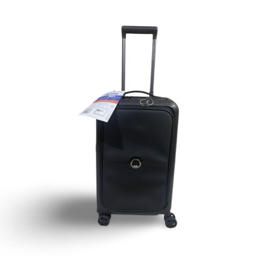 Delsey Paris Turenne Hardside Soft Pocket Carry-on Spinner– Black