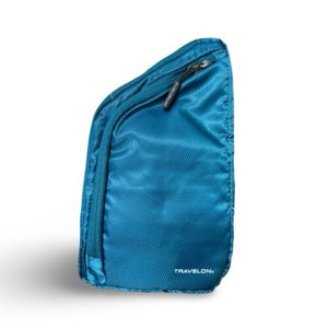 TRAVELON Slim Crossbody Bag – Peacock Teal