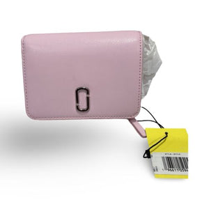 MARC JACOBS The J Marc Mini Compact Wallet- Pink