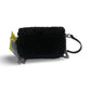 MARC JACOBS THE TEDDY J MARC MINI BLACK CROSSBODY BAG