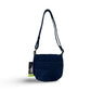 TRAVELON Courier Navy Blue Anti-Theft Saddle Crossbody Bag