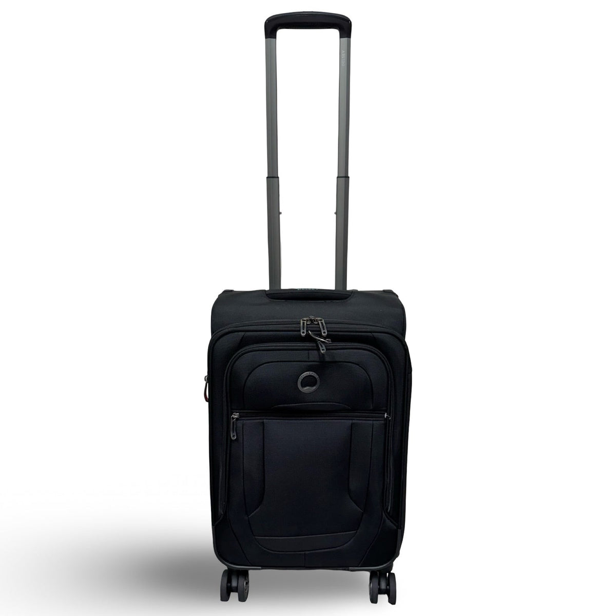 Delsey Paris Helium DLX 22" Spinner Carry On Suitcase – Black