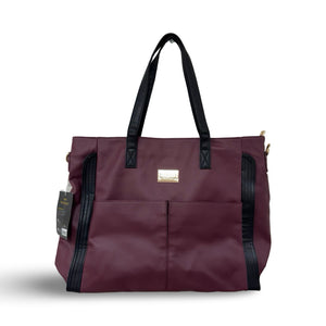 Badgley Mischka Rose Faux Leather Tote Weekender