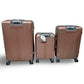 American Green Travel Denali 3-Pc. Anti-theft Hardside Luggage Set - Rose Gold