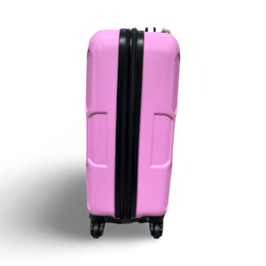 AMKA Honeycomb 22" Carry-On Expandable Spinner Suitcase - Pink