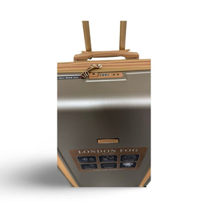 London Fog NEW Regent 29" Expandable Spinner - Platinum