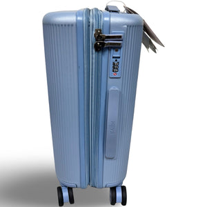 Heys Earth Tones Carry On Spinner Suitcase - Glacier
