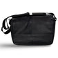 Kenneth Cole Reaction Colombian Leather Crossbody 15.6" Laptop Bag - Black