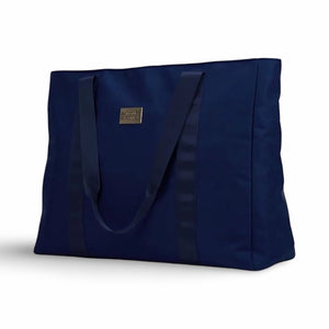 BADGLEY MISCHKA Nylon Travel Tote Weekender Bag- Navy