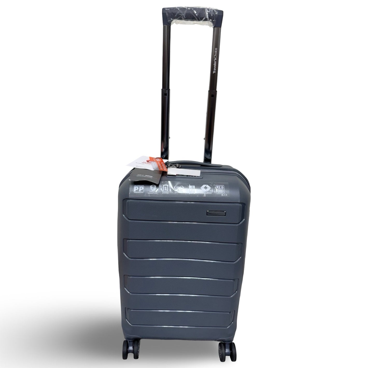 Traveler's Choice Pagosa Small Carry-On Hardside Expandable Spinner - Gray