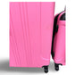 Travelers Club Chicago 5-Piece Hardside Luggage Set - Pink