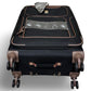 London Fog Nottingham Medium Expandable Softside Spinner - Black Chestnut