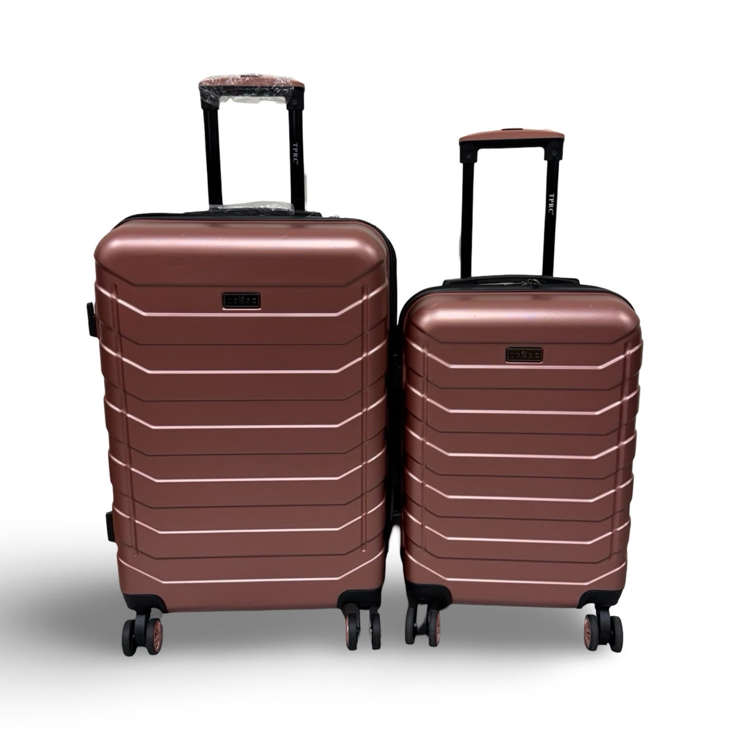 Travelers Club Madison 2-Pc Expandable Spinner Luggage Set - Rose Gold