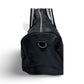 Adrienne Vittadini Black Haute Heritage Zip Fully Lined Duffel Bag