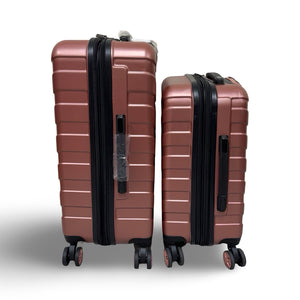 Travelers Club Madison 2-Pc Expandable Spinner Luggage Set - Rose Gold