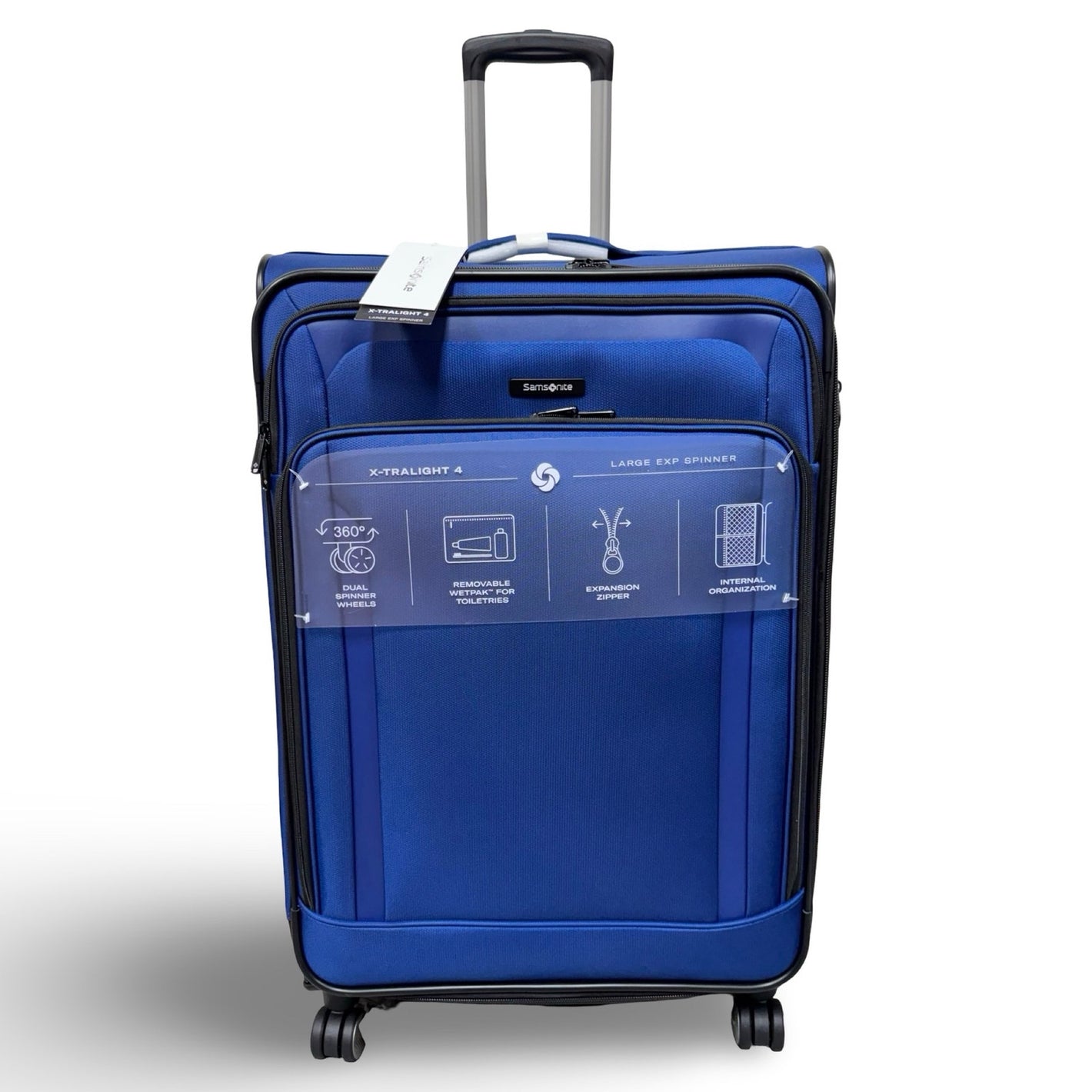Samsonite X-Tralight 4 Large Check-in Expandable Spinner - Blue