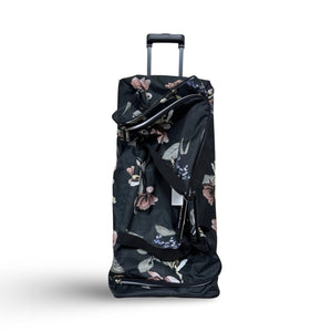 Bebe 30" Rolling Duffle Bag - Black Floral