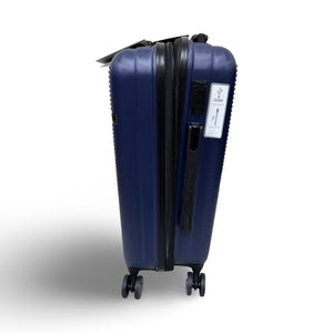 BROOKSTONE Nelson 21" Hardside Carry-On Luggage with Charging Port - Navy