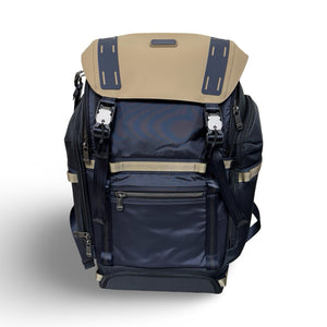 TUMI Alpha Bravo Expedition Flap Backpack - Midnight Navy, Khaki