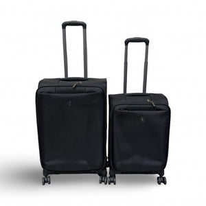 SWISSGEAR 2-piece Set 20”/24” Softside Spinner - Black