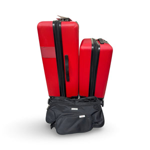 TAG Cityscape 4 Piece Hardside Luggage Set - Red