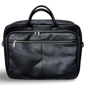 Samsonite Classic Leather Toploader - Black