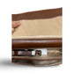 McKlein Double Compartment Leather Laptop Case USA Siamod - Brown