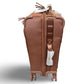 Dagne Dover Seattle Carry On Rolling Suitcase, Warm Dust