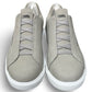 KARL LAGERFELD Men's Gray Laceless Sneaker - Size 8.5M
