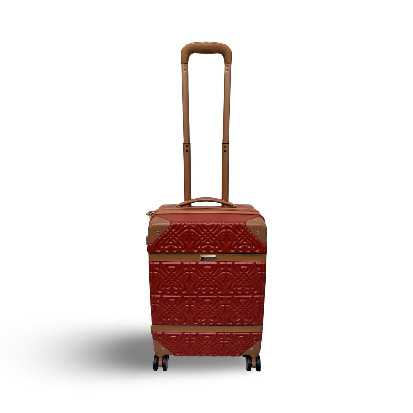 Thalia Sodi Morocco Trunk 22" Carry-on Expandable Luggage - Dark Red
