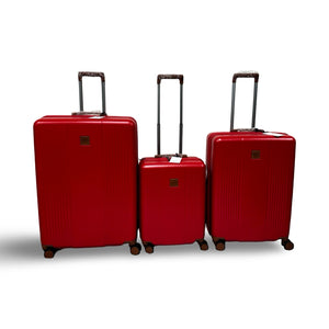 Bric's Ferrara 3 Piece Spinner Suitcase Set - Red