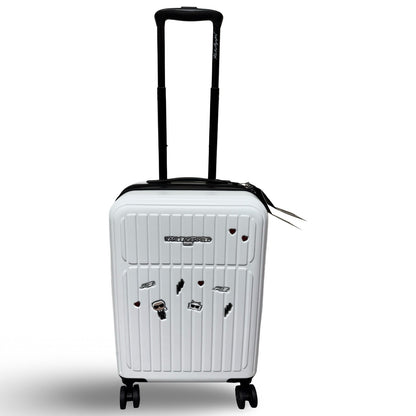 KARL LAGERFELD PARIS Sentimental Voyage 21" Upright Luggage - White