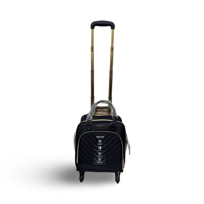 KENNETH COLE REACTION 17" Softside Chevron 4-Wheel Spinner Carry-On Underseater