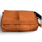 Kenneth Cole Reaction Colombian Leather Crossbody 15.6" Laptop Bag - Cognac