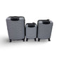 Travelers Club 3-Pc. Shannon Spinner Expandable Luggage Set - Sharkskin