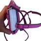 INC International Concepts Studded Quilted Women's wallet crossbody -ORCHID